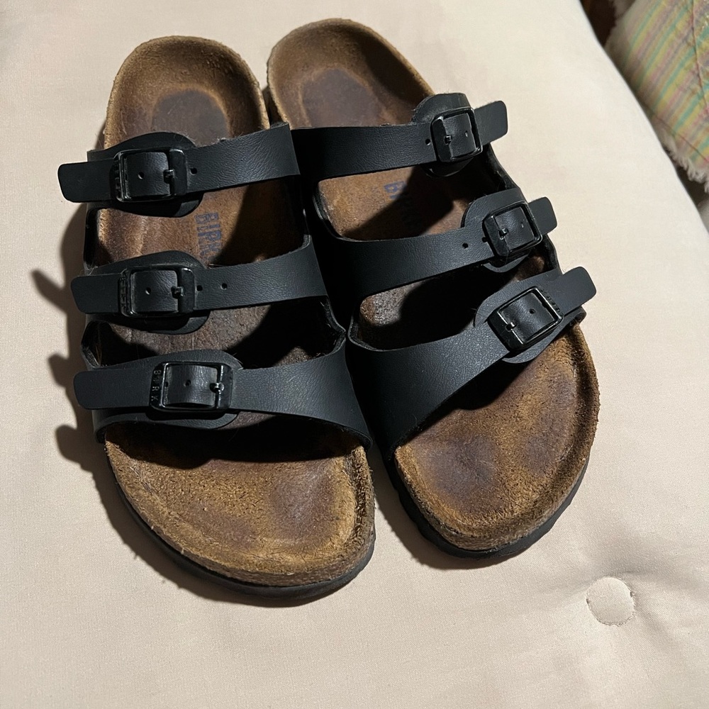 Birkenstock Florida soft footbed black size 37